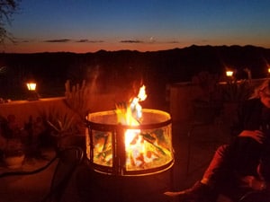 Dude ranch Campfire activity