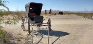 antique buggy with canopy